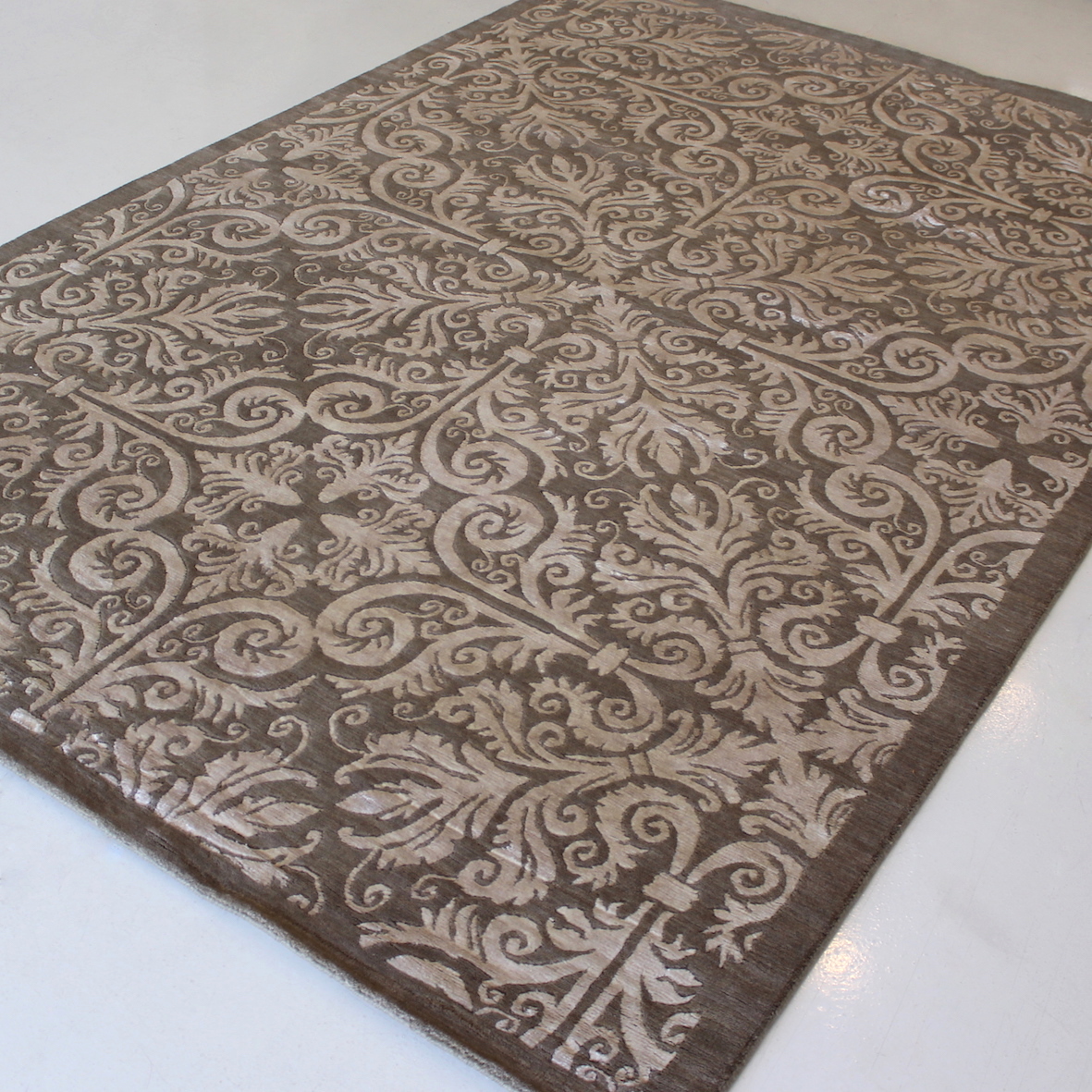 Classic brown rug